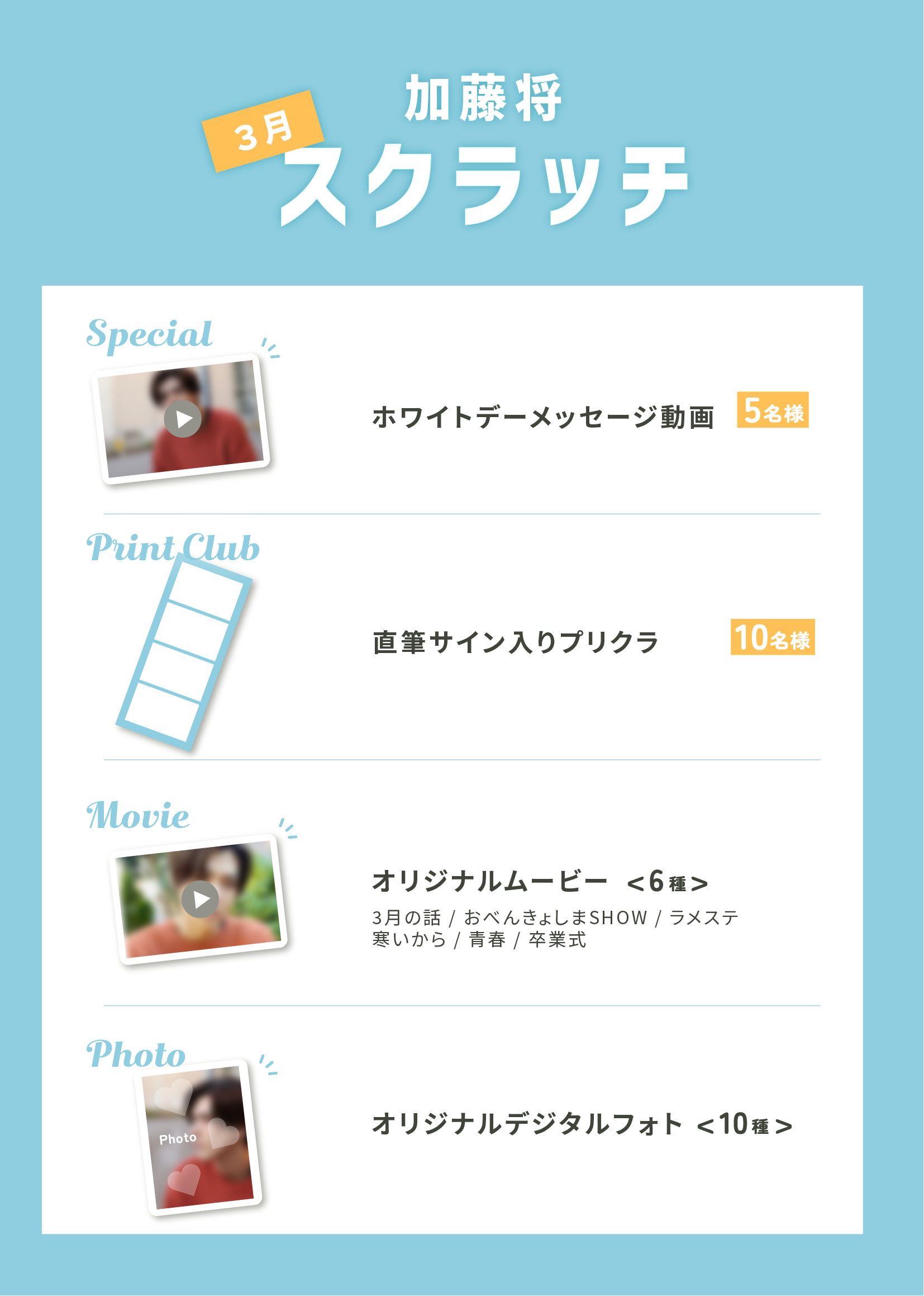 加藤将スクラッチ(3月)